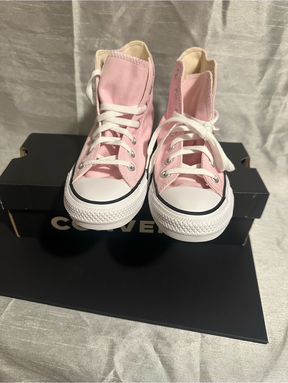 Converse Unisex Pink High Top Canvas Sneakers